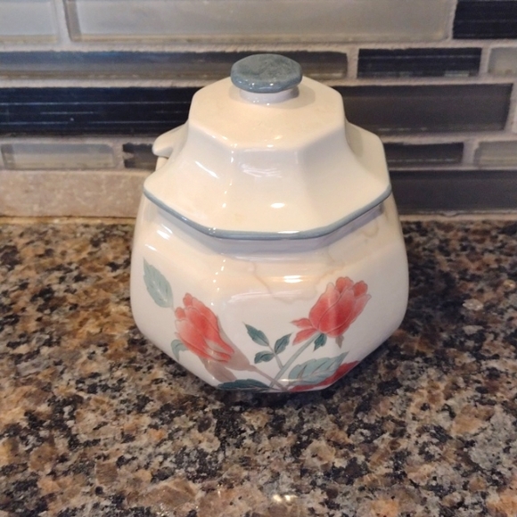 *BOGO* Mikasa Silk 🌺 Flowers covered Sugar vintage discontinued - Picture 2 of 5